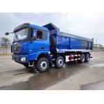 SHACMAN X3000 Dump Truck 8x4 380Hp EuroII Blue U-bucket Tipper WEICHAI engine for sale