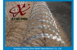China Modern Security Barbed Wire Fence , Stainless Steel Razor Wire supplier