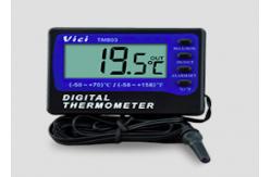 China Black 1.8F 1.5V AAA Digital Alarm Thermometer ,  Freezer Thermometer With Alarm supplier