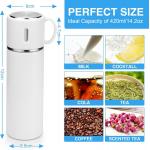Stainless Steel Vacuum Flask Thermal Flask Bottle 14.2oz 420ml