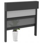 Outdoor Window Waterproof Fabric Motorized Double Layer Zip Roller Blinds for sale