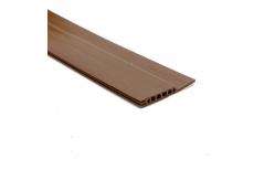 China Brown Silicone Weather Stripping Self Adhesive Silicone Seal Strip For Windows supplier