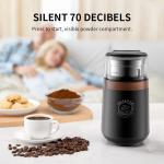 64dB Press Lid Multi Functional Grinder Grinder , Grains French Press Espresso Maker