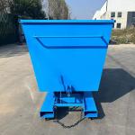 Transportable Steel Self Dumping Hopper Mini Forklift Tipper Bin Dumpster for sale