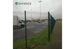 China Easy Assembly Pvc Coated 3d Welded Wire Mesh Fence For Garden Security supplier