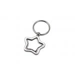 Souvenir Gift Cute Metal Keychain Iron Star Keychain Bulk Rotatable Iron for sale