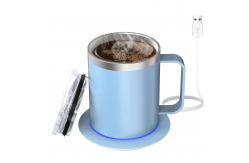 China Thermostatic Temperature Control Self Heating Ceramic Mug 55 Degree supplier