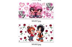 China Custom DIY 16oz 20oz 24oz Uv Dtf Cup Wrap Transfers Heat Resistant supplier