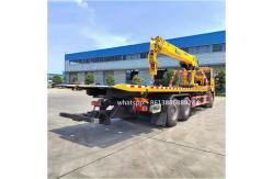 China Shacman 16 Tons Wrecker With  14 Tons Crane   Blockroad Broken Car  With Crane supplier