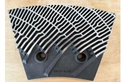 China 33mm-42mm Thickness Refiner Segments For MDF Refiner Defibrator supplier