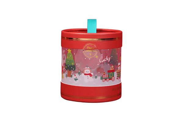 Recyclable Cardboard Christmas Eve Box Cuboid Shape For T Shirt Gift