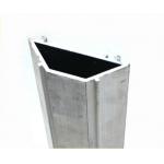Heat Insulation Aluminium Industrial Profile For Decoration / Steel Doors for sale
