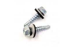 China EPDM Hex Head Self Drilling Decking Zinc Plated Screws supplier
