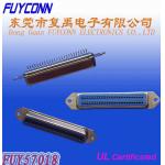 50 Pin Centronic PCB Straight Female Connector Certified UL 2.16mm pitch for sale