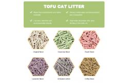 China Purple Lavender Odor Control Cat Litter OEM Tofu Litter Sand supplier