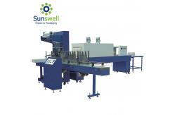 China Pe Film Fully Automatic Shrink Wrapping Machine For Water Juice Carbonated Drink supplier