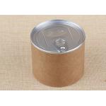 Kraft Paper Composite Cardboard Tube Containers Label Printing Nuts Packaging for sale