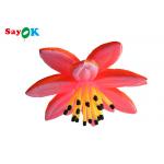 1.2m Inflatable Lighting Decoration Event Wedding Inflatable Flower With Led Light for sale