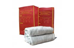China White Ceramic Fiber Fire Blanket Perfect Emergency Solution For Factorie supplier