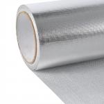 1.0m 1.2m Aluminum Foil Laminated Fiberglass Cloth For Heat Reflection And Heat Insulation for sale