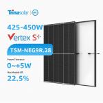 Trina 425W 430W 435W 440W 445W W450 Solar Panel Half Cut Black Frame Solar Panel Inwarehouse for sale