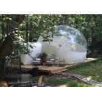 4 M Inflatable Lawn Tent Clear Bubble , Inflated Bubble Tent With Frame Tunnel for sale
