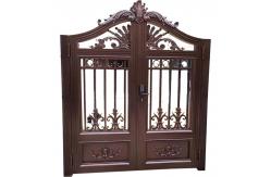 China Customizable and Stylish Aluminium Fence Gate for Your Outdoor Security supplier