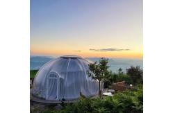 China PC Polycarbonate Aluminium Outdoor Bubble Tent With 1pc Aluminium Window supplier