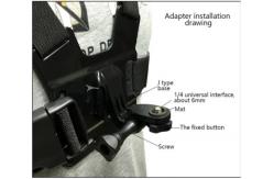 China Rotatable Smartphone Chest Mount Harness Strap Holder supplier