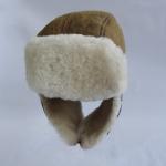 Wholesale new design sheepskin shearling trapper sheepskin winter hat