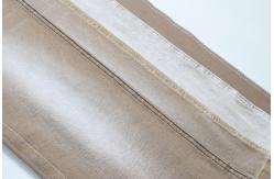 China Colorful Light Weight Stretch Denim Fabric In Khaki supplier