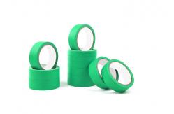China High Sticky Spray Paint Fresh Green Crepe Paper Tape supplier