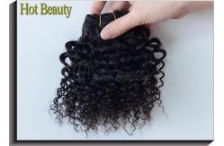China Grade 6A Kinky Curly Unprocessed Virgin Human Hair Extensions 100G Per Bundle supplier