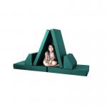 Polyester Fabric Foam Play Set 6 Piece Modular Foam Kids Play Couch