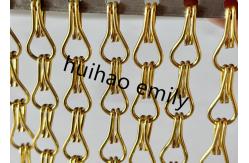 China Customized Decorative Chain Link Fly Screen Curtain Aluminum supplier
