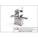 Servo Control System Bag / Pouch Top Labeler Self Adhesive Sticker for sale