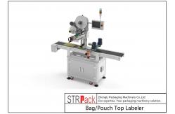 China Servo Control System Bag / Pouch Top Labeler Self Adhesive Sticker supplier