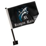 Single Sided Customized Printed Packaging Car Advertising Flag 30 X 45cm for sale
