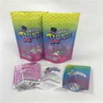 Custom Label Printed Zip Lock Plastic Bags Zipper Glossy Runtz With Clear Window for sale