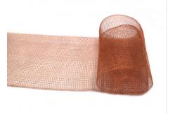 China Customized 99% Pure Copper Mesh Roll 276mm Width for Thermal Insulation supplier
