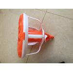 Floor Raising Deep Litter System Chicken Feed Pan In Poultry
