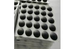 China Non Slip Shockproof Silicone Feet With 3M Adhesive Backing supplier