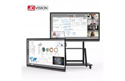 China 55 - 110 Smart Interactive Electronic Whiteboard Wireless Control 20 Points Multitouch supplier