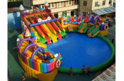 China Create an 100x130m Unforgettable Experience with Our Inflatable Water Park supplier
