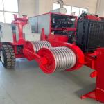 Pulling 330KV ADSS Cable 8 Grooves 90KN Power Line Stringing Equipment for sale