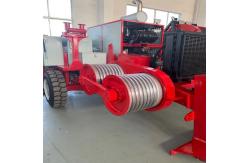China Pulling 330KV ADSS Cable 8 Grooves 90KN Power Line Stringing Equipment supplier