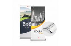 China Aluminium Wide Base Roll Up Banner Display For Exhibition Show Sign Stand supplier