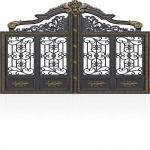 TFT Sliding Trellis Aluminium Fence Gate Rotproof Eco Friendly