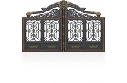 China TFT Sliding Trellis Aluminium Fence Gate Rotproof Eco Friendly supplier