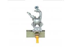 China Aluminum Single Hanging Universal Stringing Pulley Block supplier